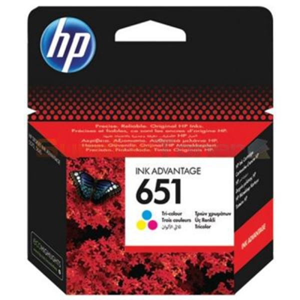 Cartouche d'encre HP 651 couleurs d'originel C2P11AE BHK - PREMICE