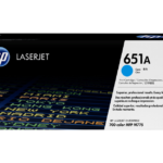 Cartouche de Toner HP 651A cyan d'origine (CE341A)