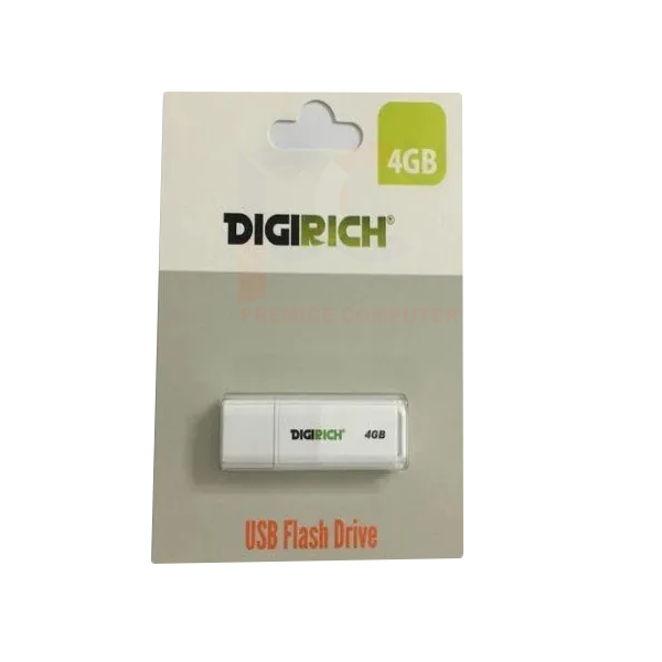 Clé USB Digirich 4GB Flash Drive 2.0 blanche Original