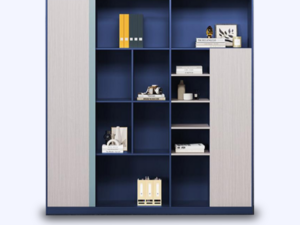 armoir copy 7 Armoire de bureau moderne avec étagères et portes coulissantes