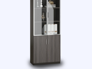 armoir copy 9 Meuble de bureau en gros armoire de classement en bois avec porte en verre étagère à livres