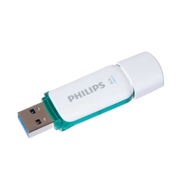 Clé USB 8 GB Philips 2.0 Snow blanche Original - PREMICE COMPUTER