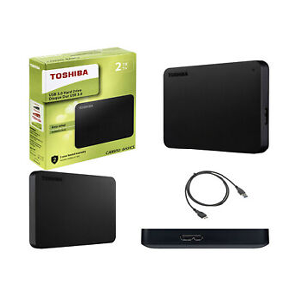 Disque dur Externe Toshiba 2 tera 3.0 noir (HDTB420EK3AA)