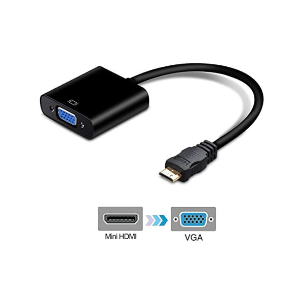 Micro HDMI mâle vers VGA adaptateur convertisseur câble pour projecteur Tablette