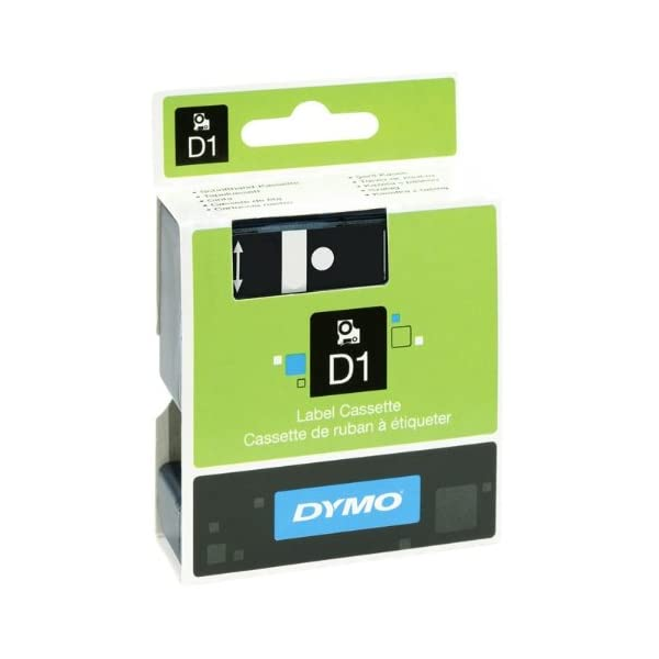 K7 Ruban à étiqueter DYMO D1 45017 no-oem Noir sur fond Rouge Compatible -  Vente Cassette ruban DYMO Compatible