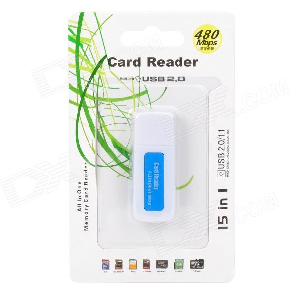 Lecteur de cartes externes pour SIM, SD, Micro SD ou MMC Advance, USB 2.0