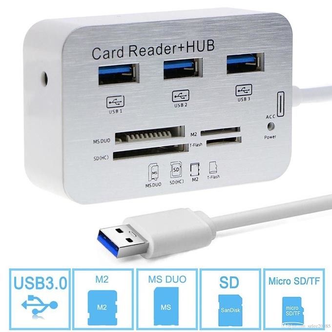 Sandberg Multi Card Reader - lecteur de carte - USB 2.0 (133-46)