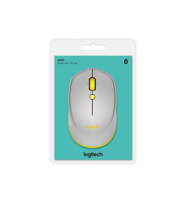 Souris Bluetooth Logitech M535 gris/jaune Original - PREMICE COMPUTER