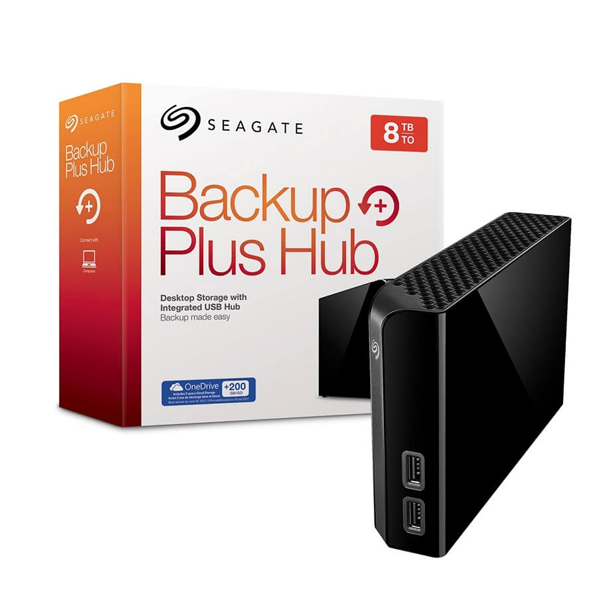 Seagate Disque dur externe Backup Plus Hub 8 To - USB 3.0(STEL8000200)