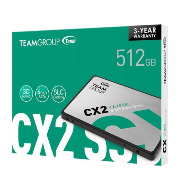 Disque dur Interne desktop TeamGroup 512GB ssd CX2