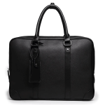 Sacoche pour ordinateur HP en cuir noire