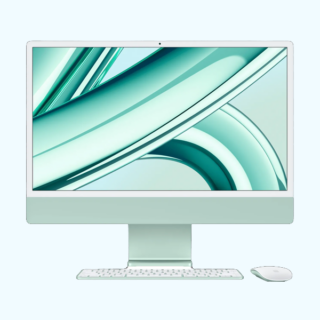 ALL IN ONE APPLE IMAC 24-INCH M1 8-CORE CPU/8GPU 8GB/256GB SSD MODEL A2438 REF MGPH3LLA