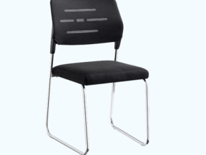 4003 Chaise Visiteur Model 4003 Noir – Tissu & Métal Chromé | Garantie Premice
