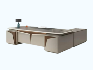 Table de Bureau Direction KM-T872 – 200x88 cm | Design Premium – Garantie Premice