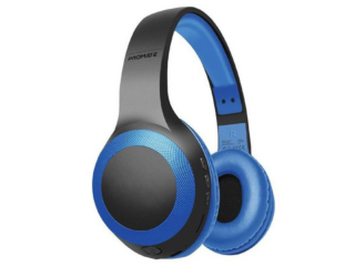 CASQUE BLUETOOTH PROMATE LABOCA BLEU DEEP BASS OVER EAR WIRELESS